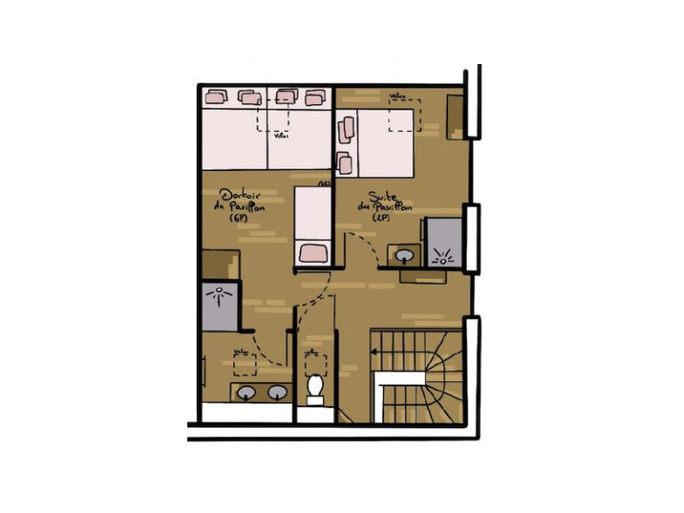 Plan du Pavillon - Etage