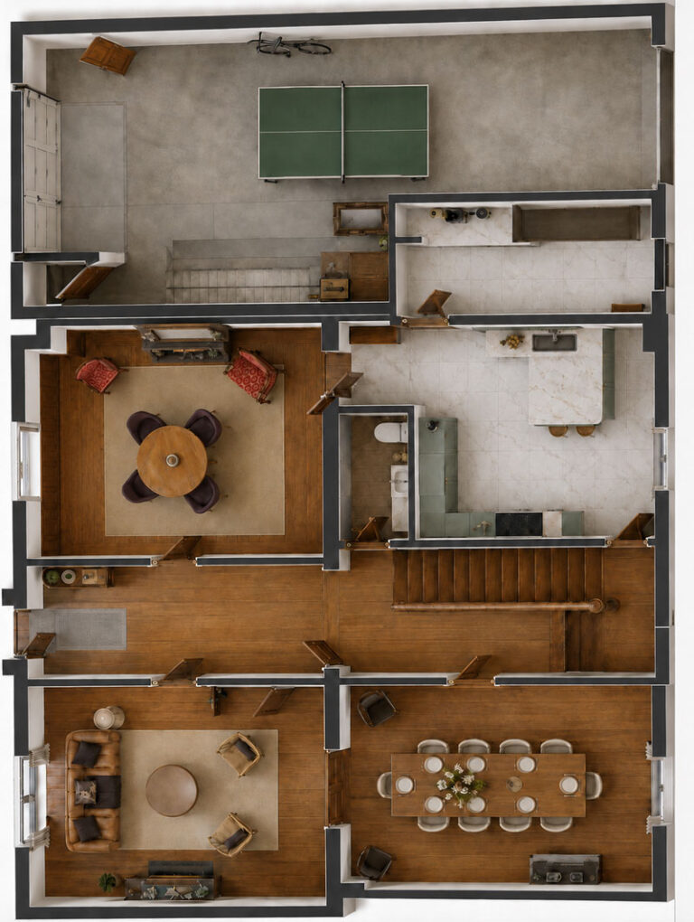 Villa des Résédas – Erdgeschoss